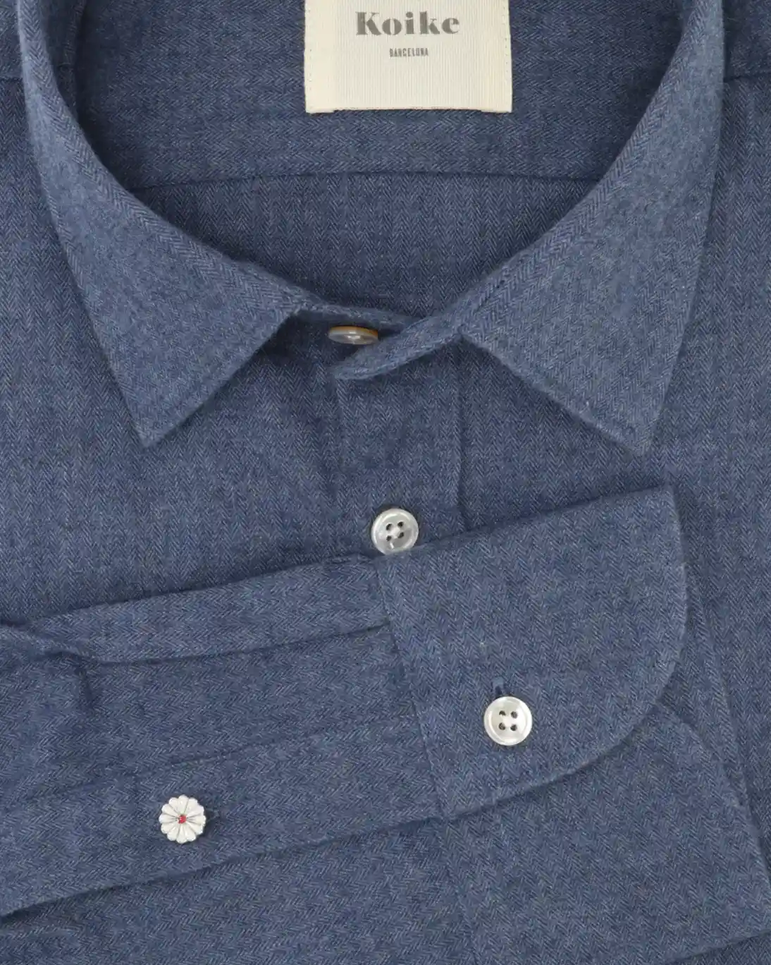 CAMISA DE ESPIGA AZUL KOIKE