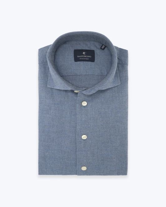 CAMISA AZUL BASTONCINO