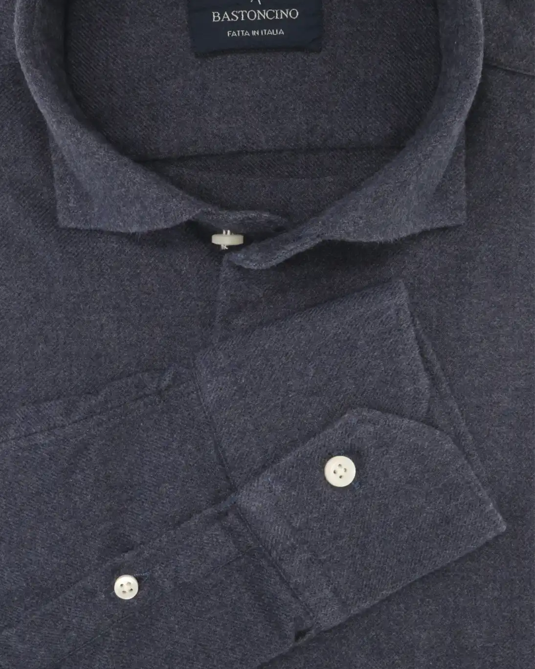 CAMISA AZUL MARINO BASTONCINO