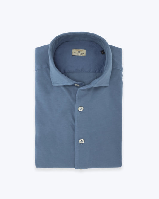 CAMISA JERSEY AZUL SONRISA