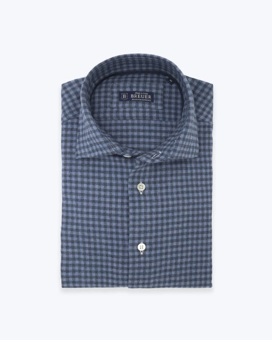 CAMISA DE CUADROS AZUL BREUER