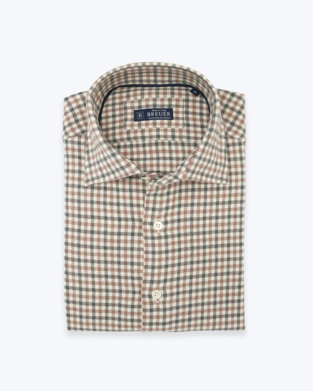 CAMISA DE CUADROS BEIGE BREUER