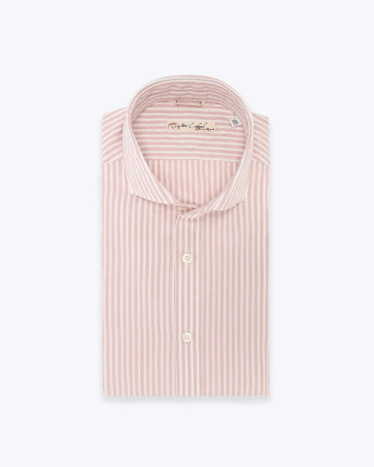 CAMISA DE RAYAS ROSA NEW ENGLAND