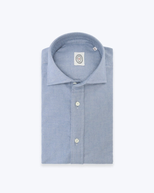 CAMISA DE FRANELA AZUL CLARO BOLZONELLA
