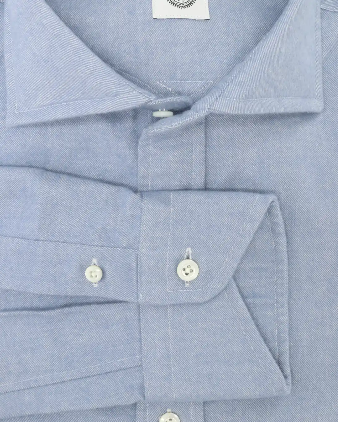 CAMISA DE FRANELA AZUL CLARO BOLZONELLA