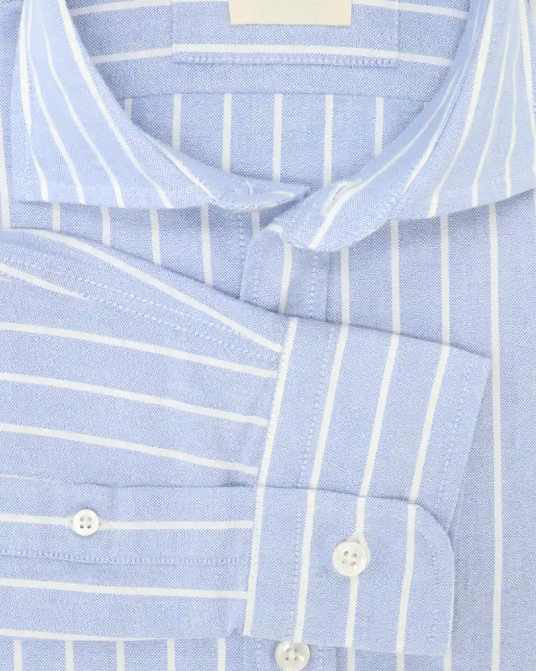 CAMISA AZUL CON RAYAS BLANCAS TWAY