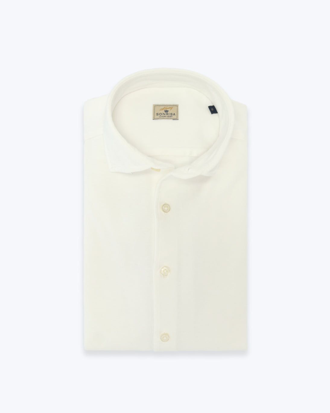 CAMISA DE PIQUÉ BLANCA SONRISA