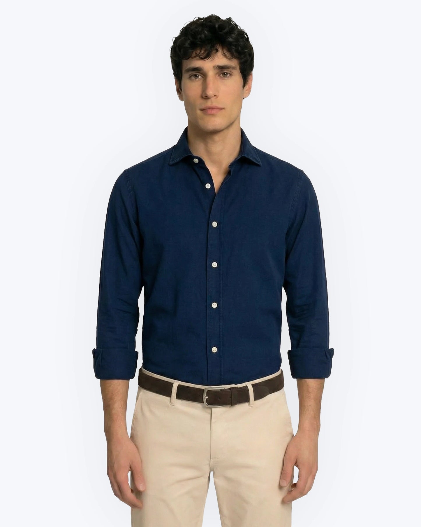 CAMISA AZUL MARINO TWAY