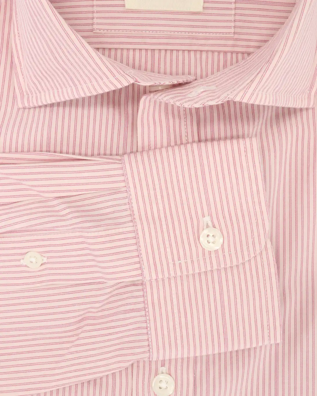 CAMISA ROSA CON RAYAS FINAS TWAY