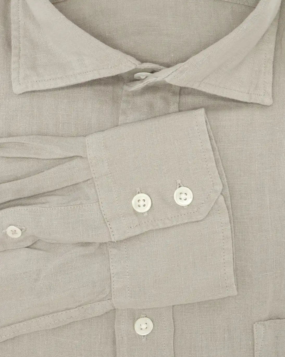 CAMISA DE LINO GRIS CLARO HARTFORD