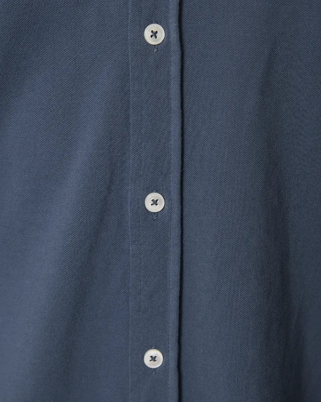 CAMISA DE PIQUÉ AZUL DENIM TWAY