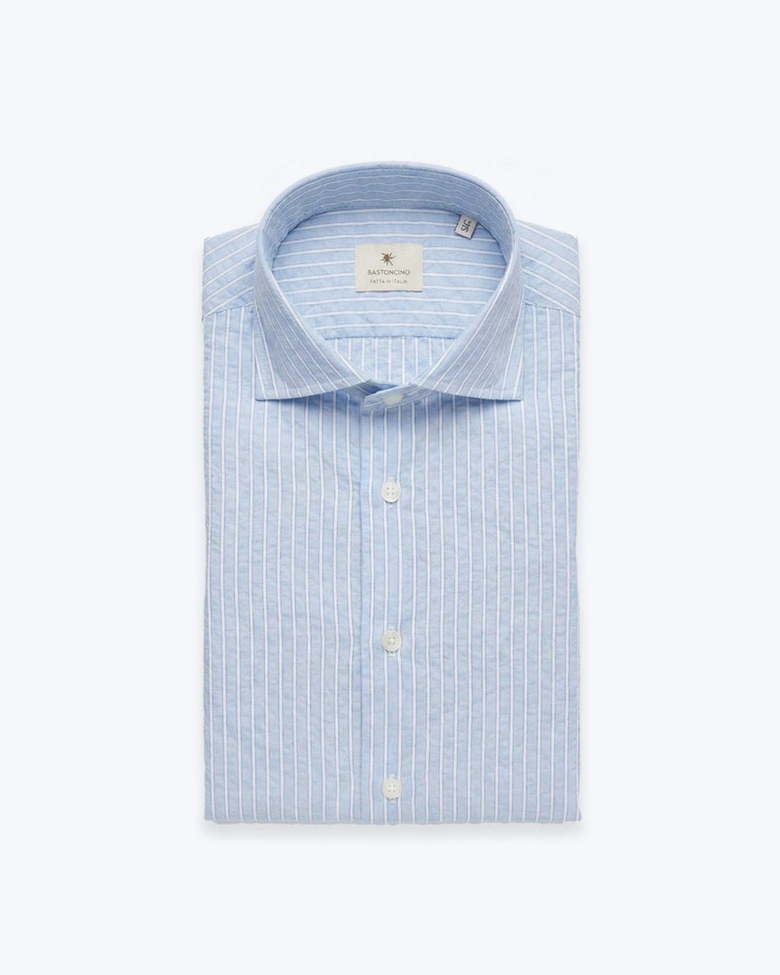 CAMISA AZUL CON RAYAS BASTONCINO
