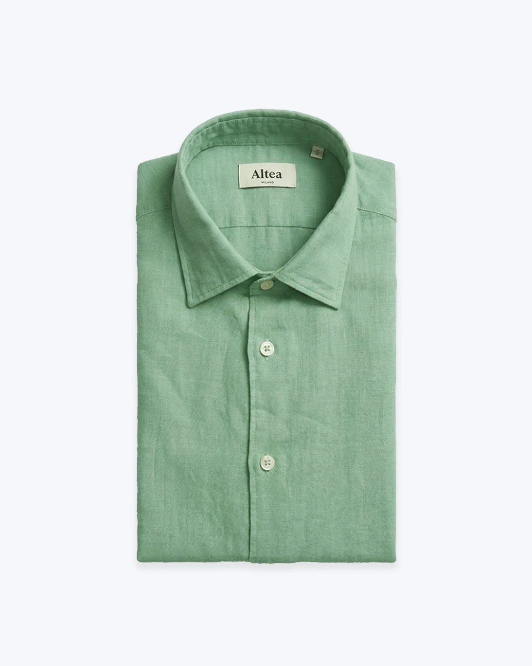 CAMISA DE LINO VERDE ALTEA