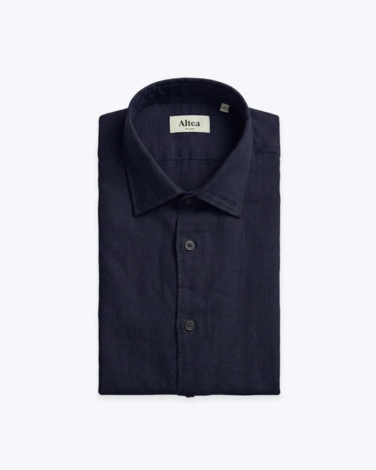 CAMISA DE LINO AZUL ALTEA