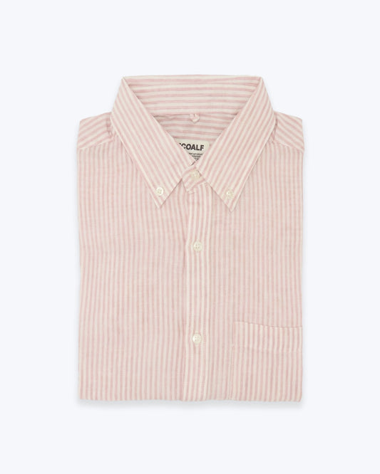CAMISA DE RAYAS ROSAS LINO ECOALF