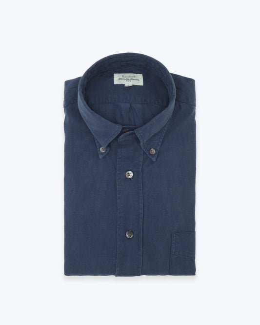 CAMISA AZUL CON CUELLO ABOTONADO HARTFORD