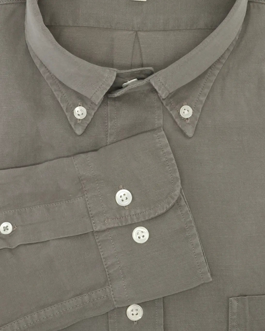 CAMISA GRIS CON CUELLO ABOTONADO HARTFORD