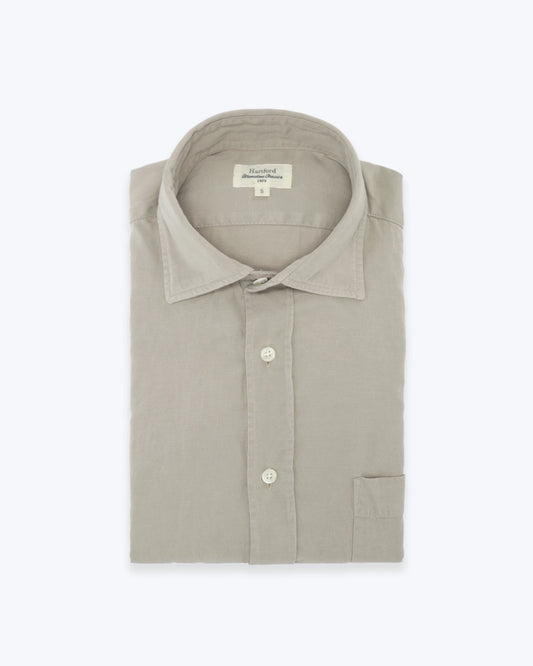 CAMISA GRIS CLARO CON BOLSILLO HARTFORD