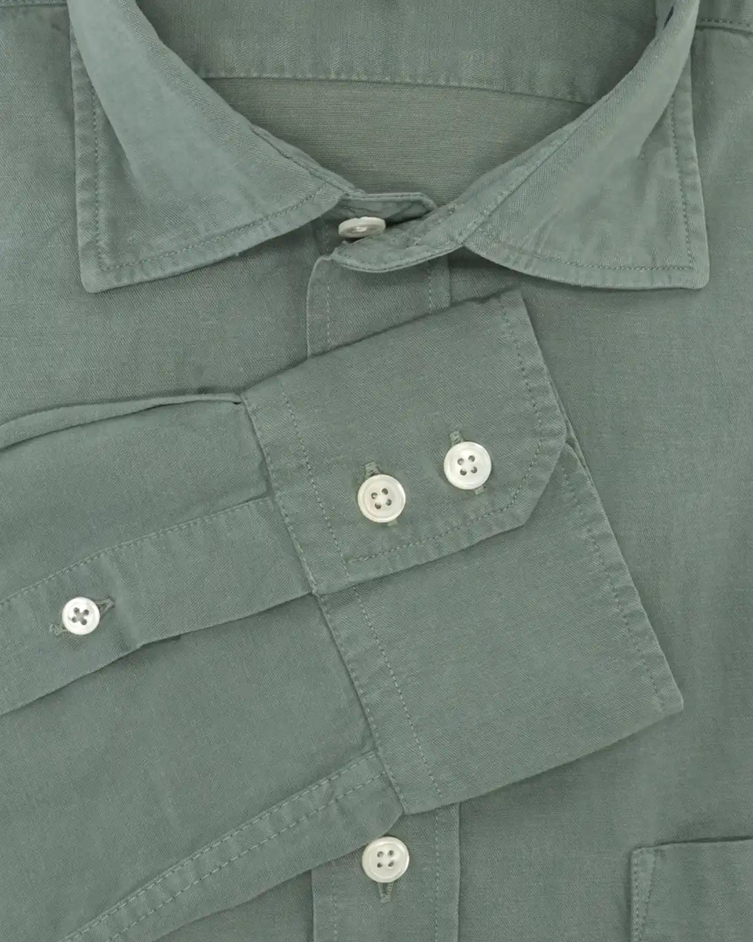 CAMISA VERDE CON BOLSILLO HARTFORD