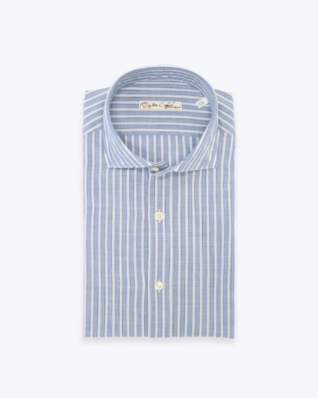 CAMISA AZUL CON RAYAS NEW ENGLAND