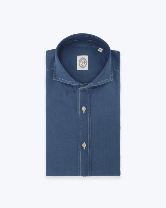 CAMISA DENIM OSCURA BOLZONELLA