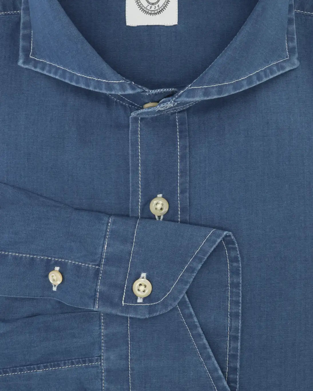 CAMISA DENIM OSCURA BOLZONELLA