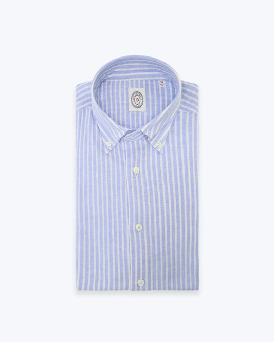 CAMISA DE RAYAS AZULES BOLZONELLA