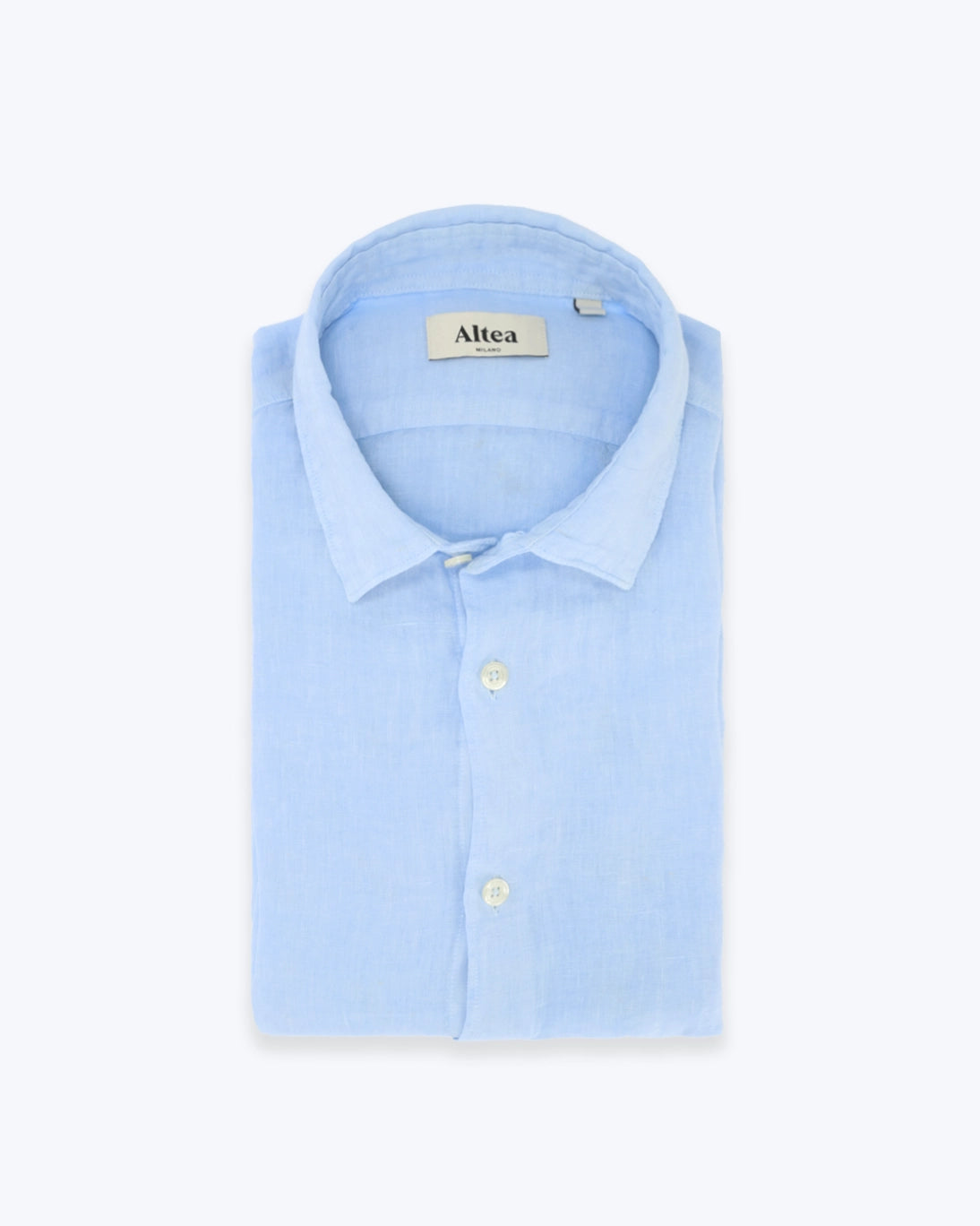 CAMISA DE LINO AZUL CELESTE ALTEA