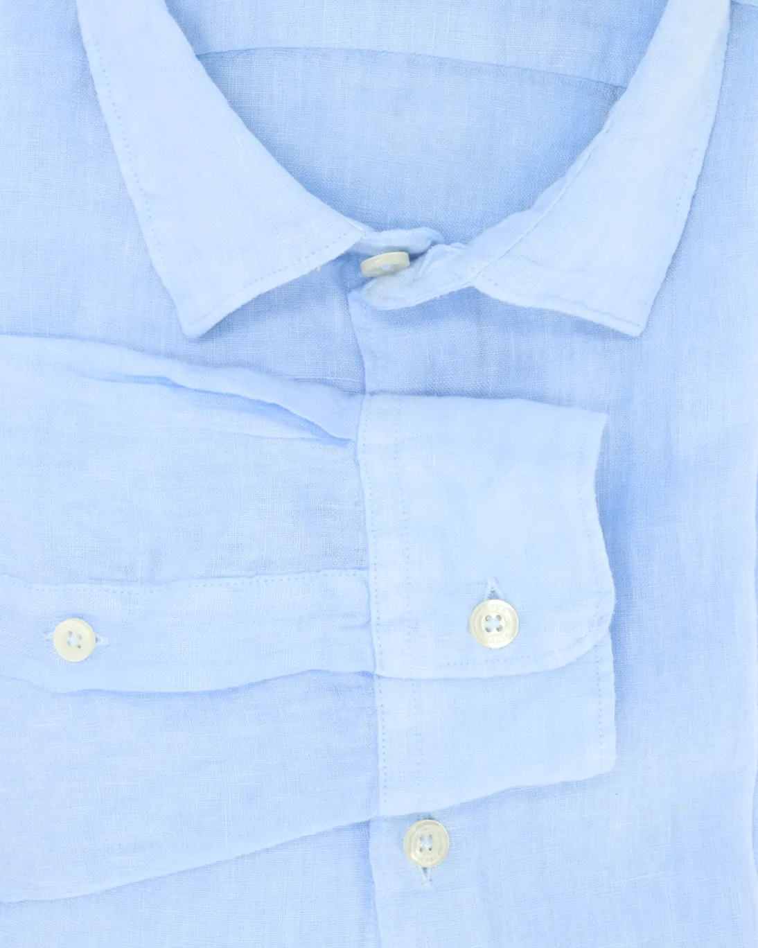 CAMISA DE LINO AZUL CELESTE ALTEA