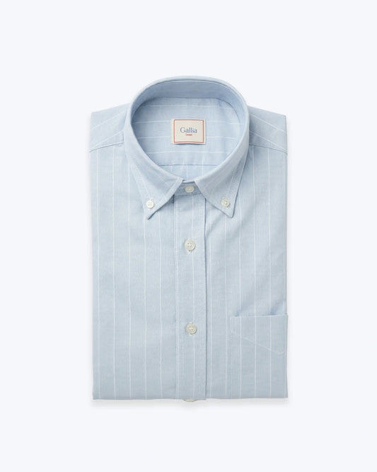 CAMISA DE RAYAS AZUL GALLIA 1958