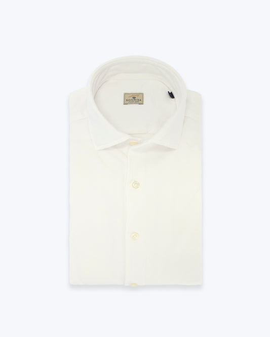 CAMISA DE JERSEY BLANCO SONRISA