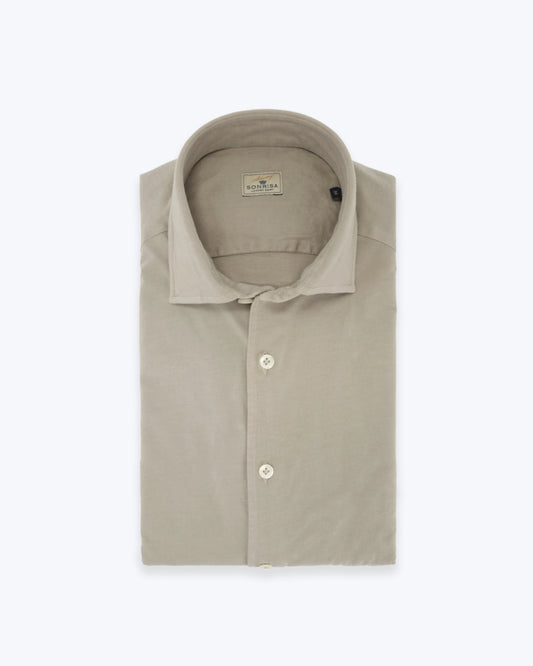 CAMISA DE JERSEY BEIGE SONRISA