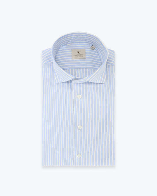 CAMISA AZUL DE RAYAS BASTONCINO