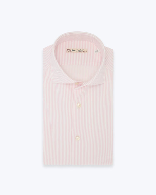 CAMISA DE RAYAS ROSA DE POLIAMIDA NEW ENGLAND
