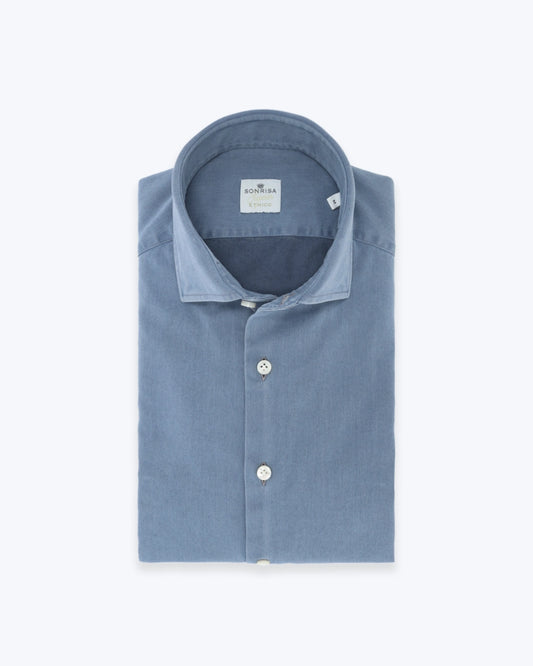 CAMISA ETHICO DENIM CLARO SONRISA