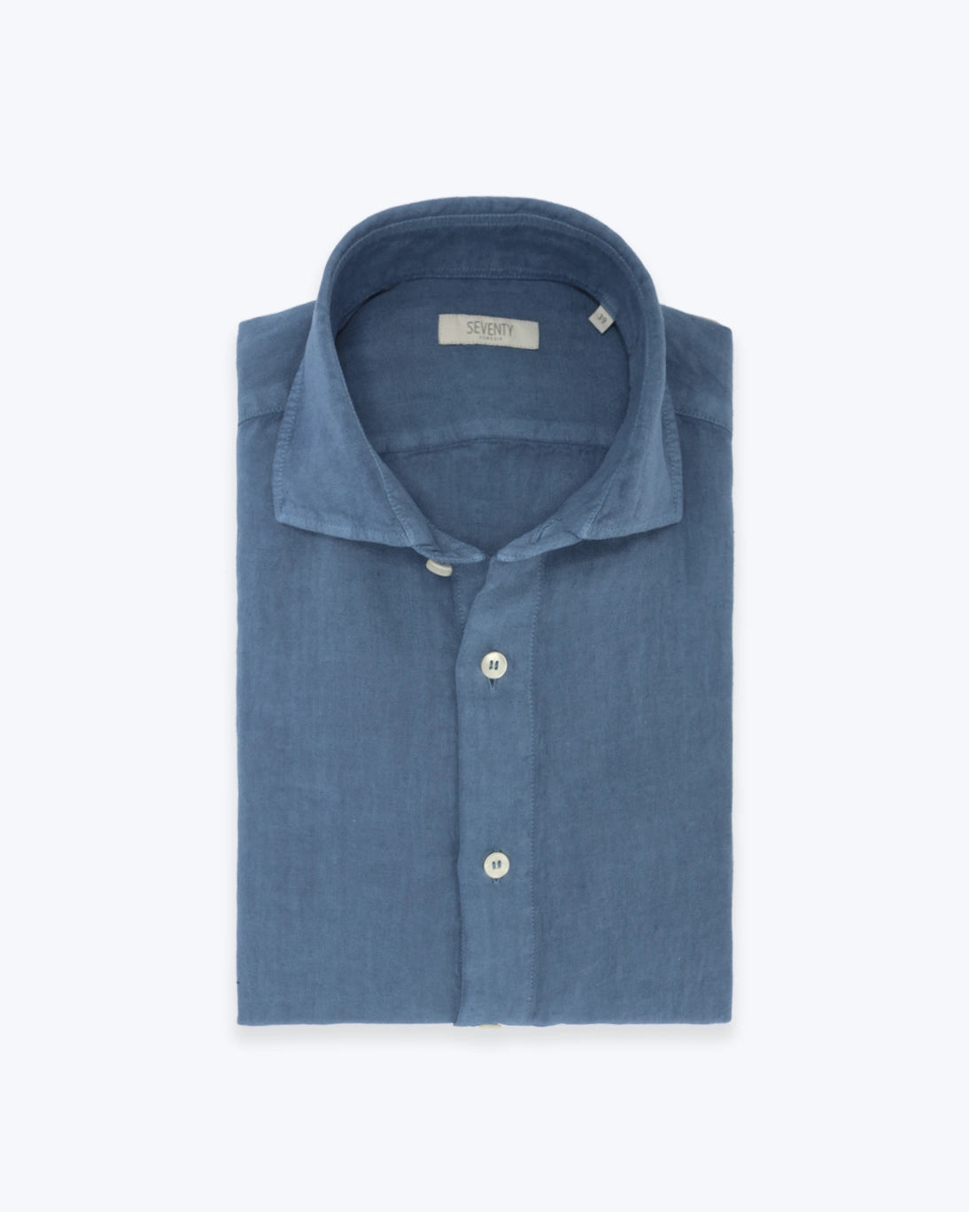 CAMISA DE LINO AZUL SEVENTY