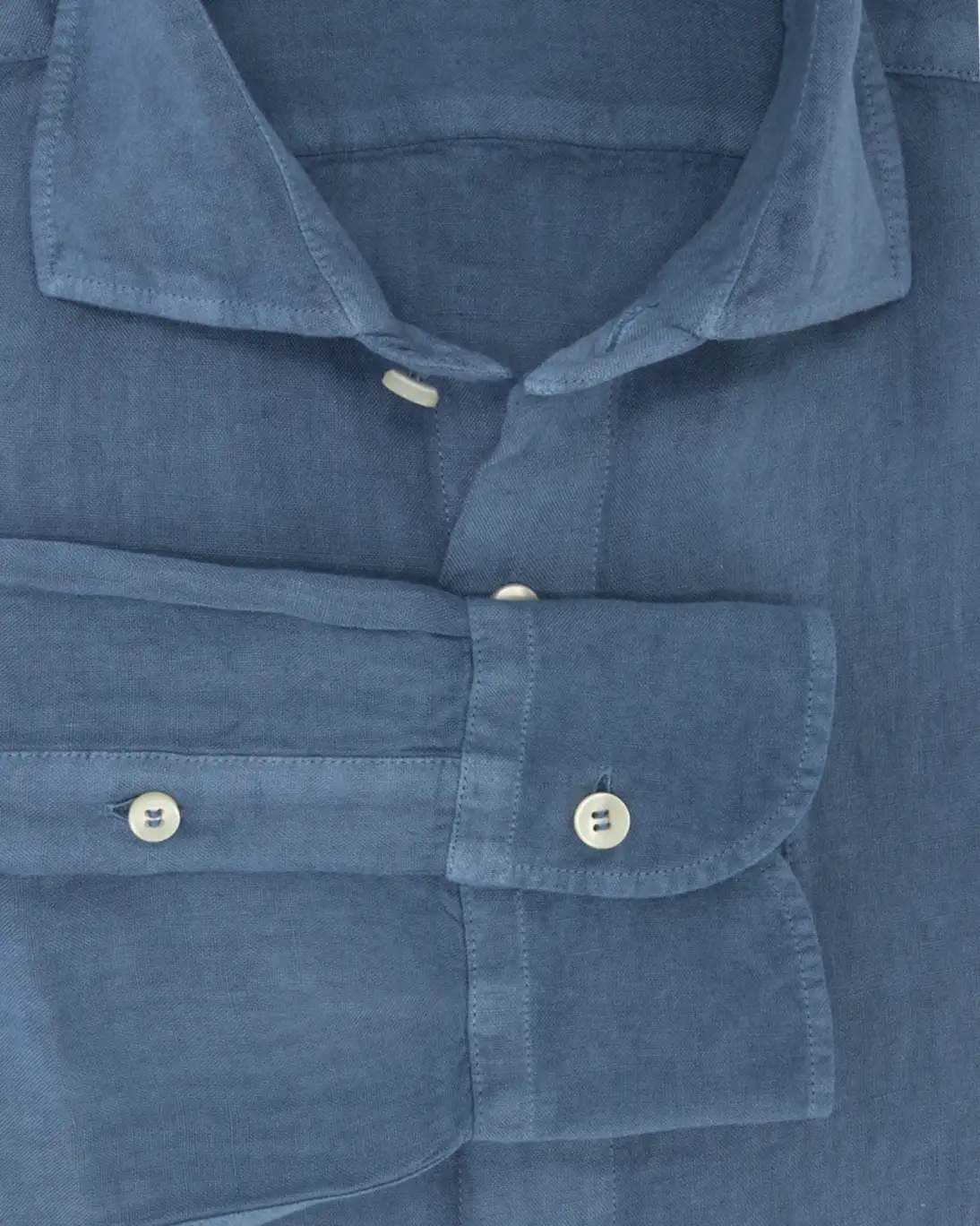 CAMISA DE LINO AZUL SEVENTY