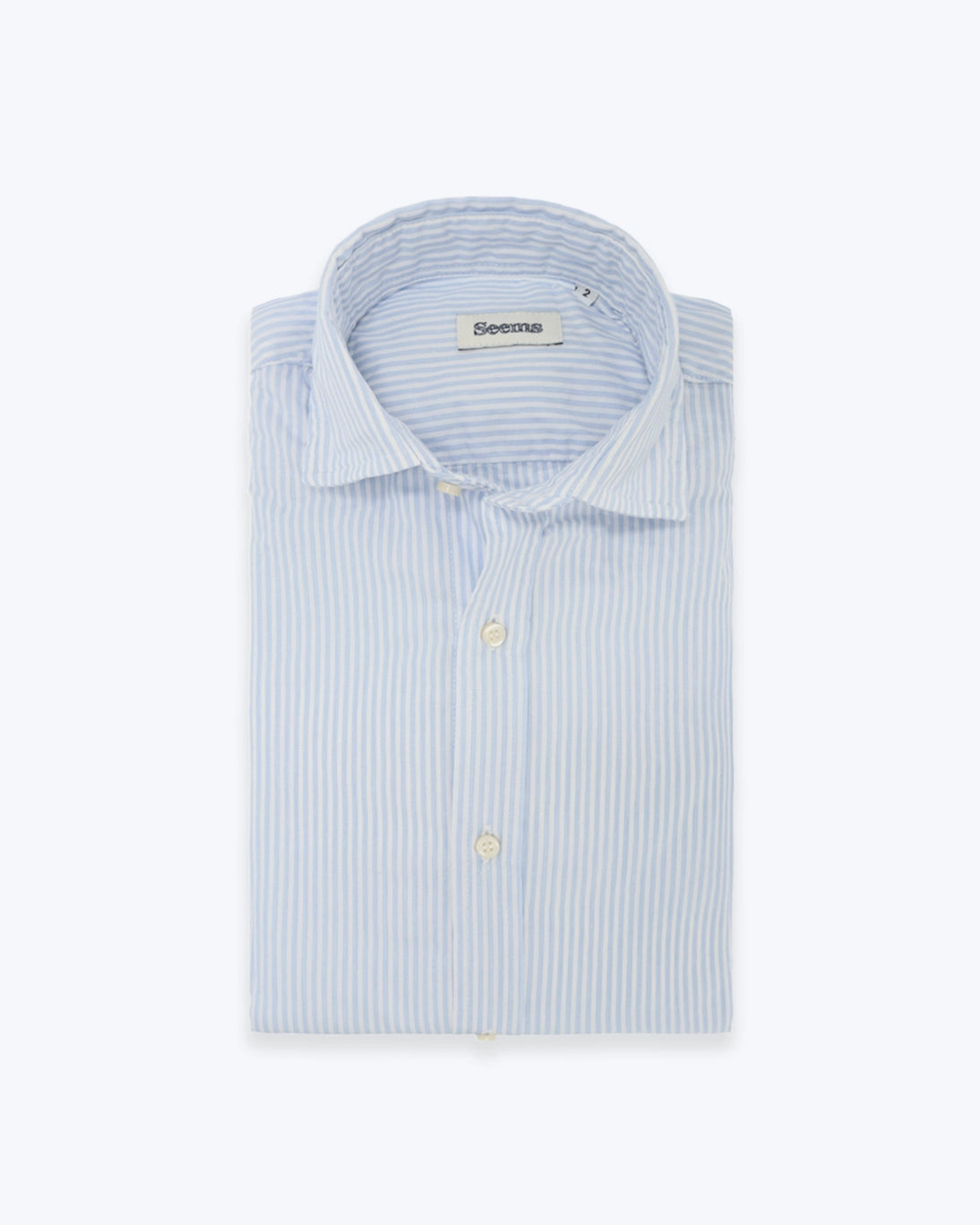 CAMISA DE RAYAS AZULES Y BLANCAS SEEMS