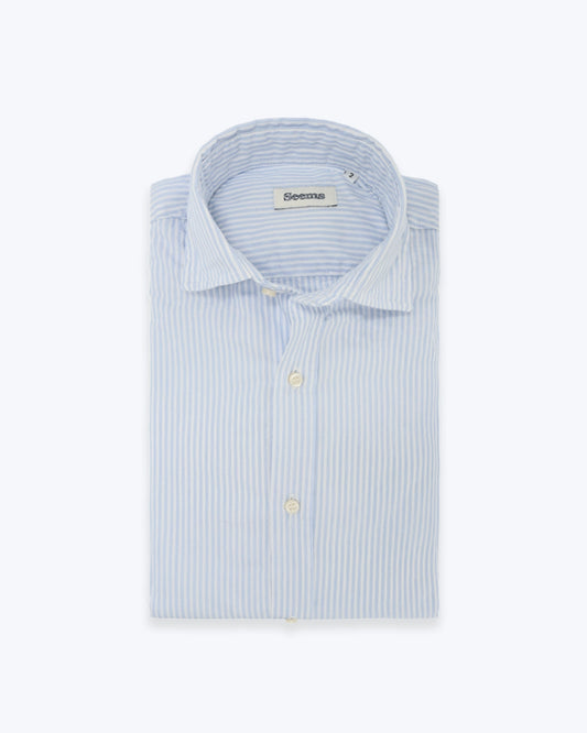 CAMISA DE RAYAS AZULES Y BLANCAS SEEMS