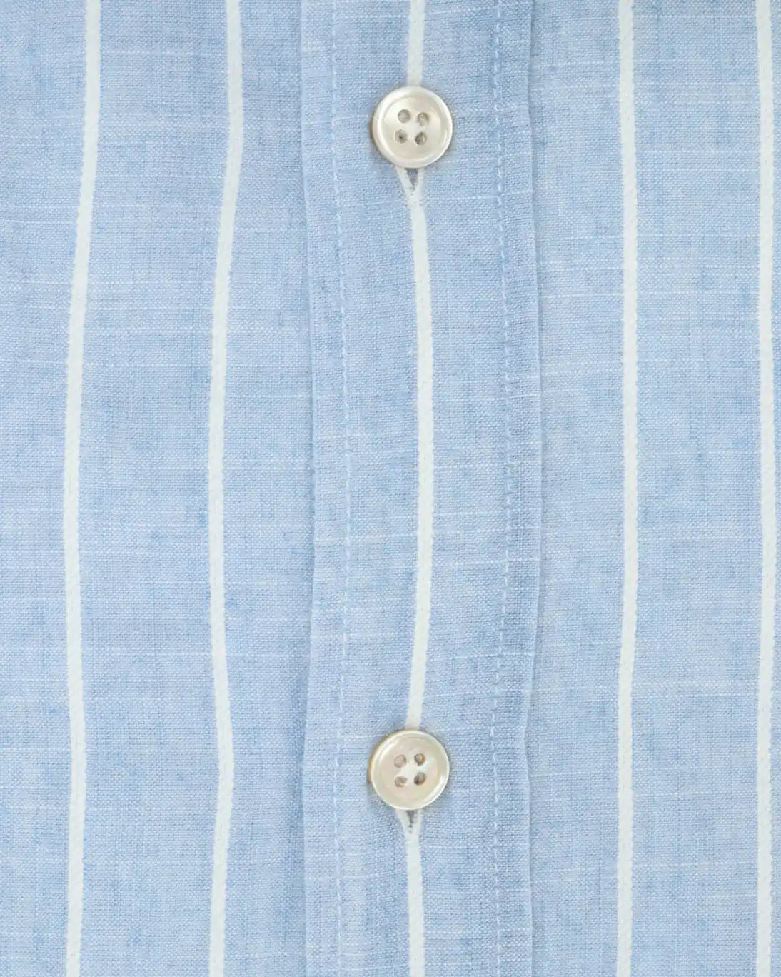 CAMISA DE ALGODÓN AZUL CON RAYAS KOIKE