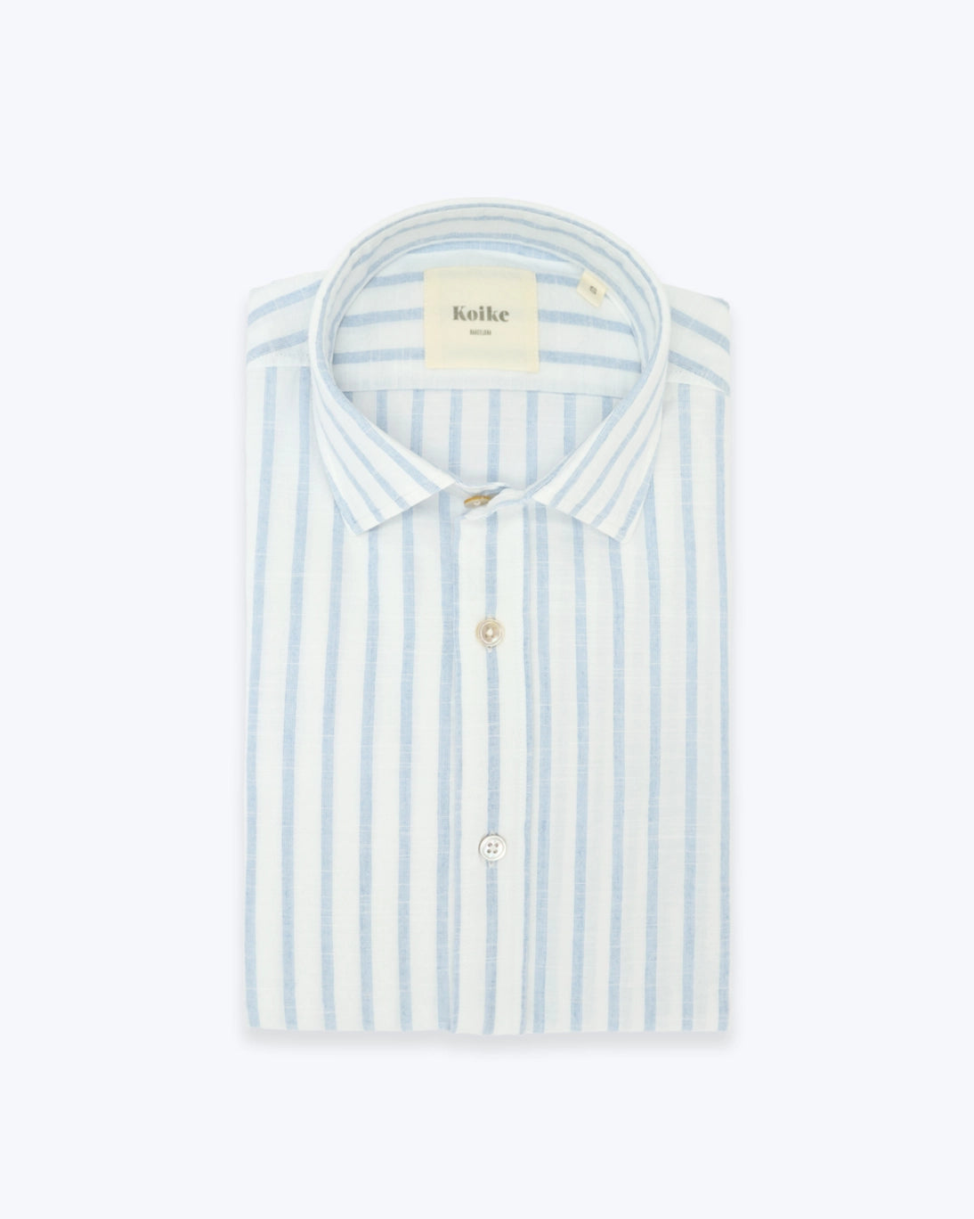 CAMISA BLANCA CON RAYAS AZULES KOIKE