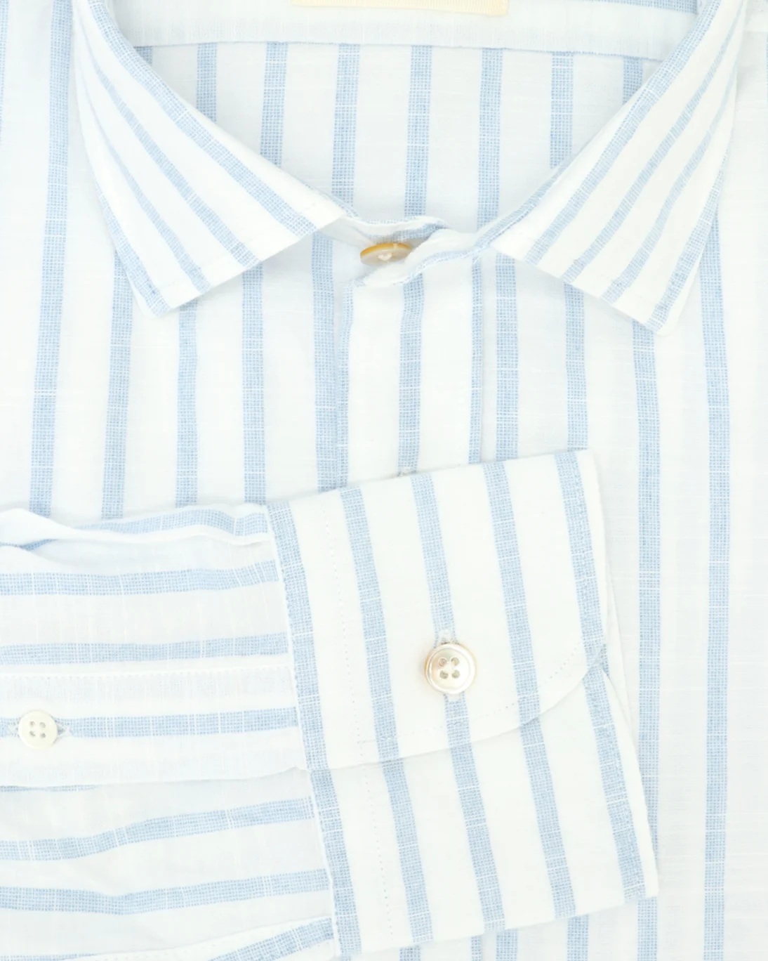CAMISA BLANCA CON RAYAS AZULES KOIKE