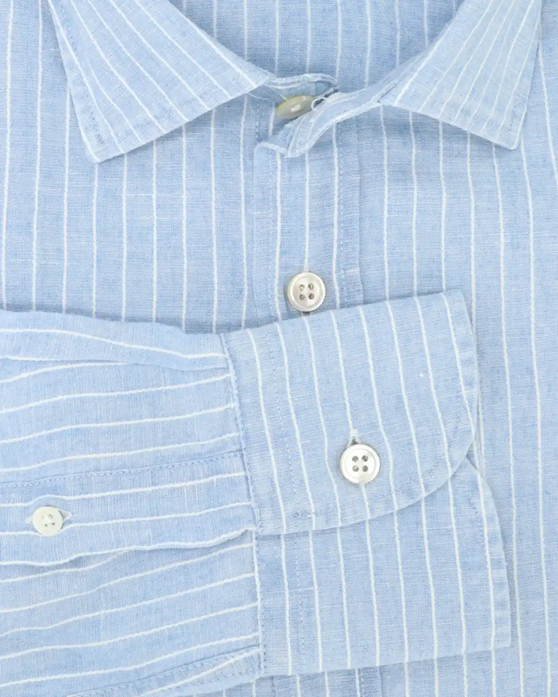 CAMISA DE LINO Y ALGODÓN CON RAYAS KOIKE