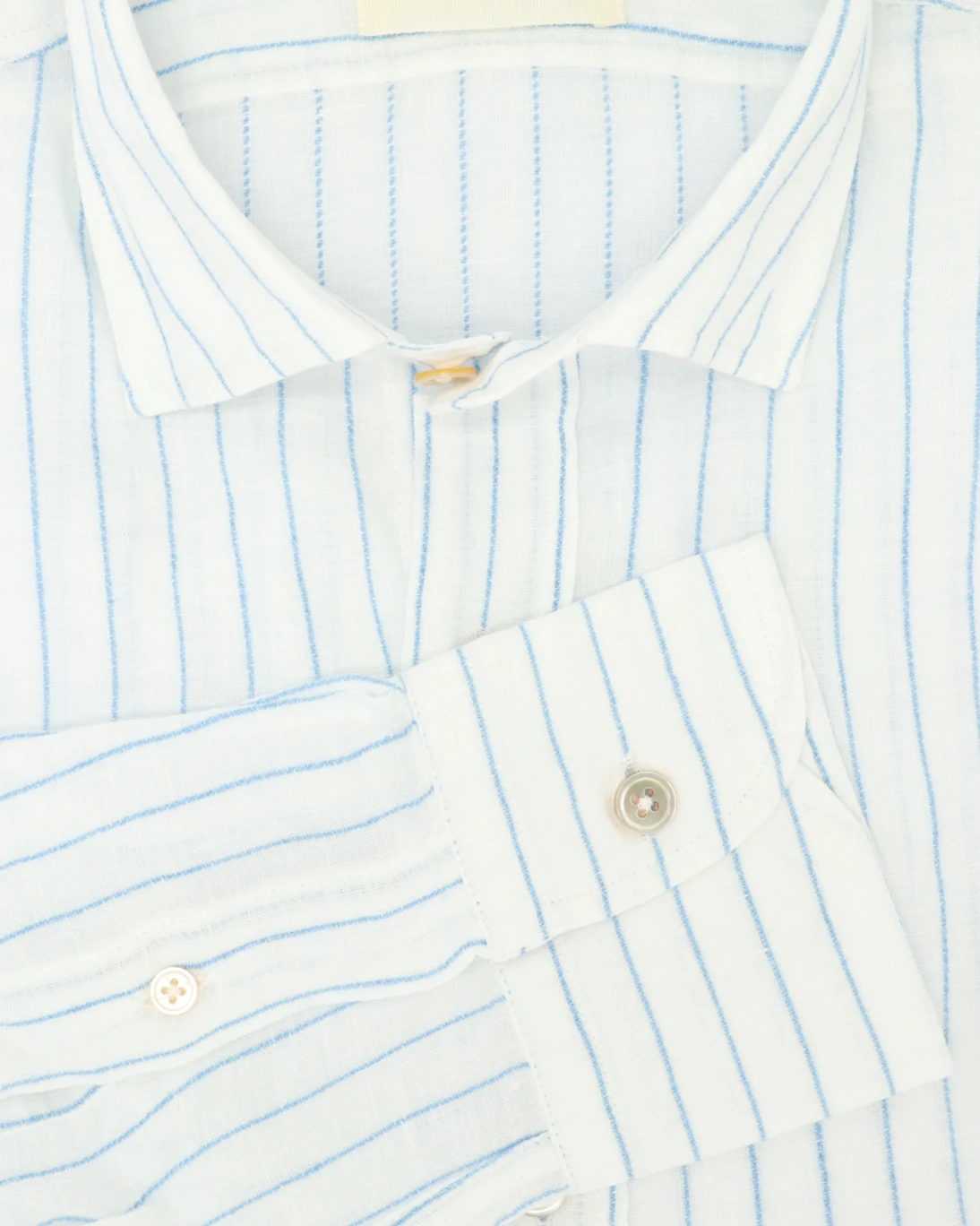 CAMISA DE LINO BLANCA CON RAYAS KOIKE