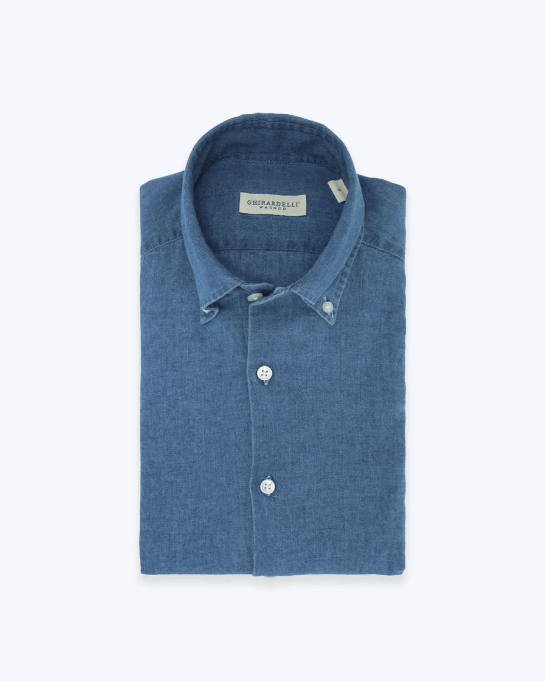 CAMISA DE LINO Y ALGODÓN DENIM GHIRARDELLI