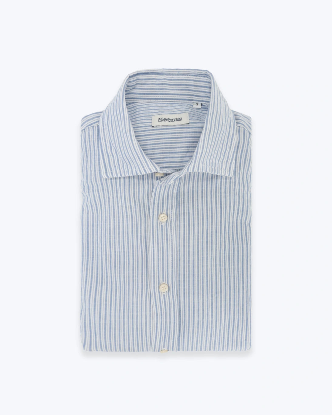 CAMISA RAYAS AZULES Y BLANCAS SEEMS