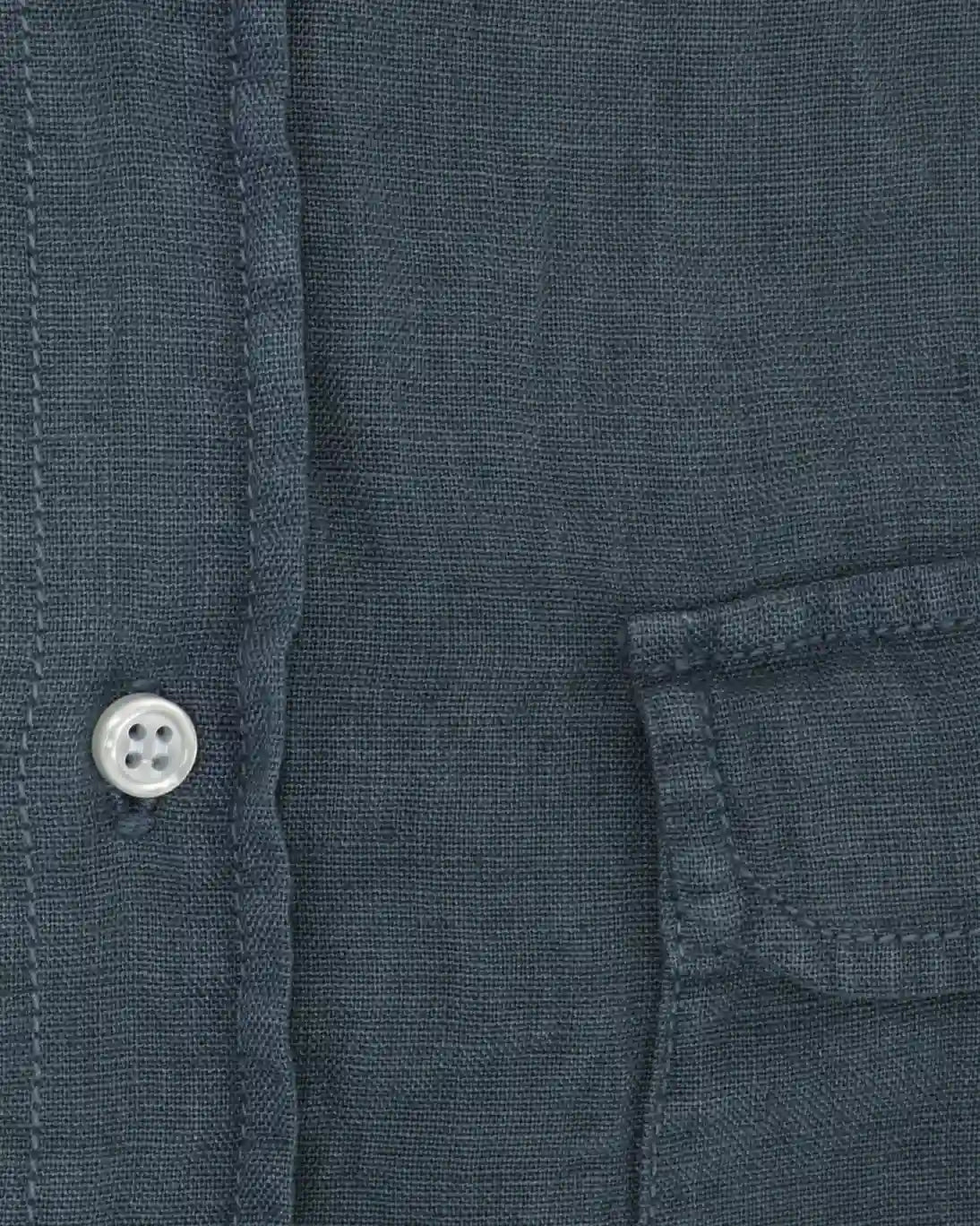 GUAYABERA DE LINO PETRÓLEO SEEMS