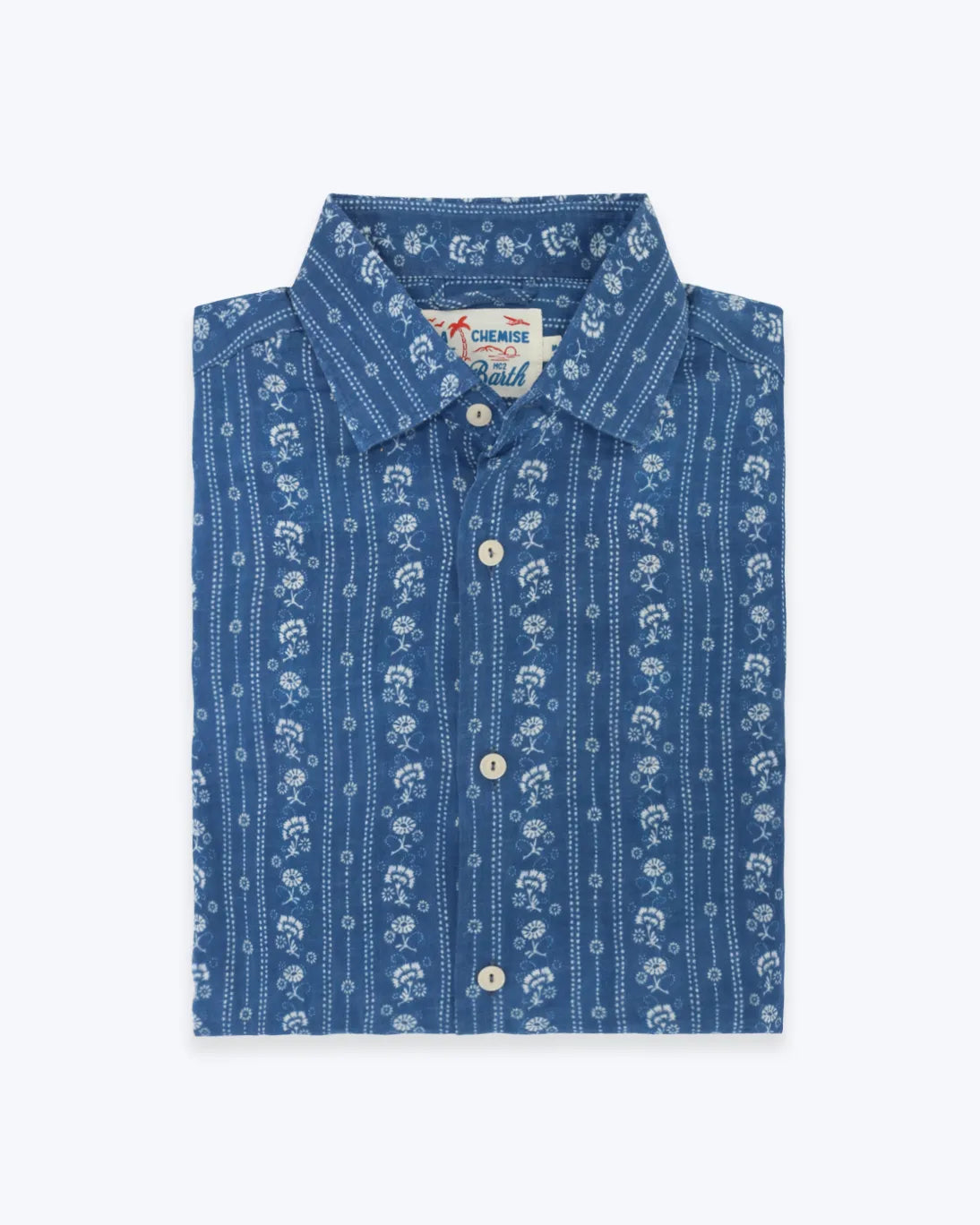 CAMISA DE LINO ESTAMPADA MC2