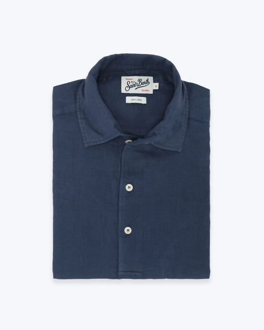 CAMISA POLERA DE LINO MC2