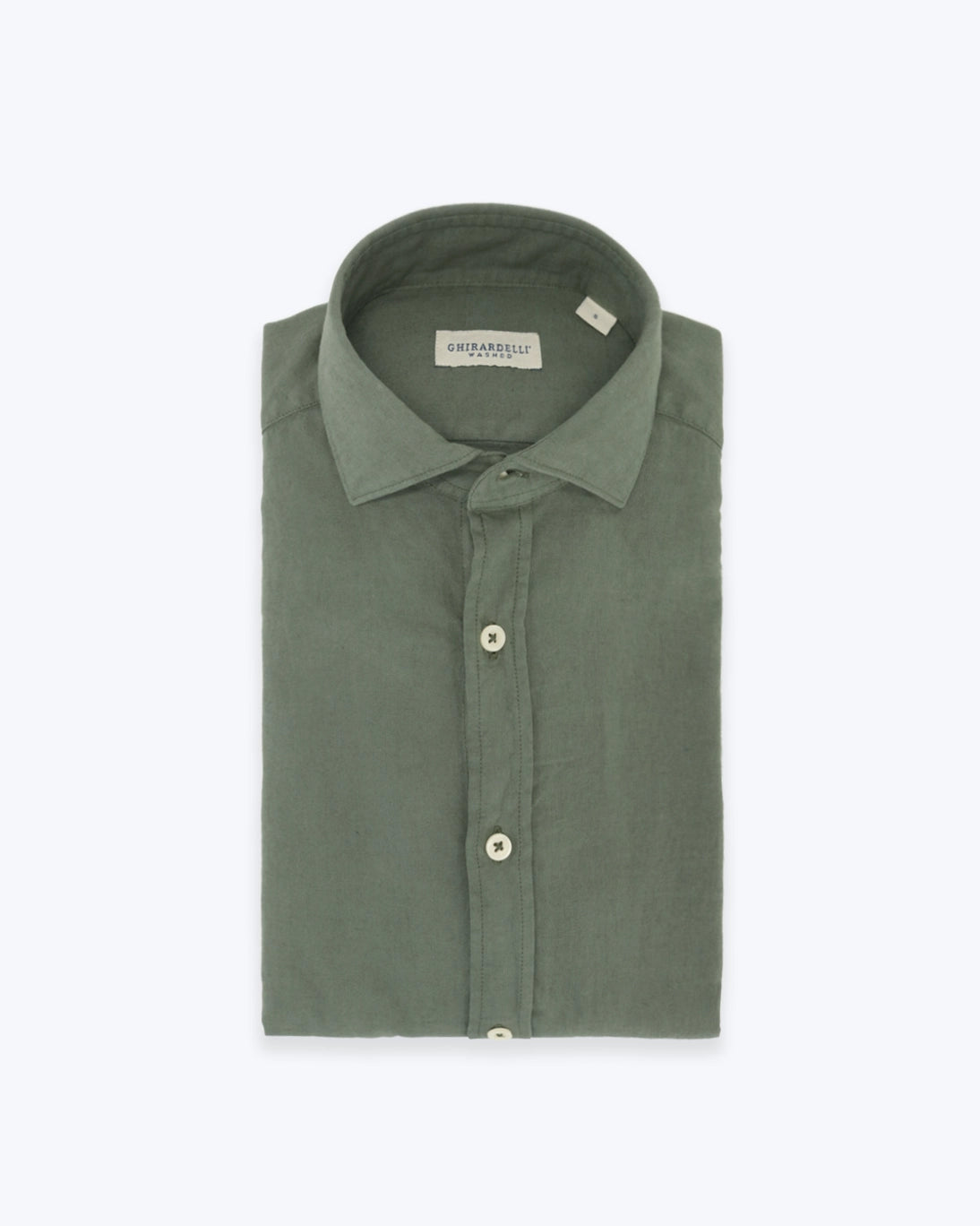 CAMISA DE LINO VERDE GHIRARDELLI